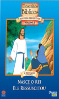 Desenhos Biblicos Vol. 3:  Nasce O Rei - Ele Ressu