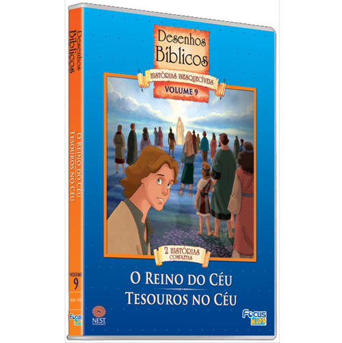 Desenhos Bíblicos Vol. 9 O Reino do Céu & Tesouros no Céu